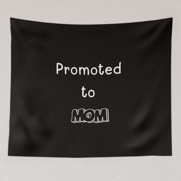 Item preview, Promoted to Mom Cute Pregnancy Reveal Design for New Moms designed and sold by onesarcastic.