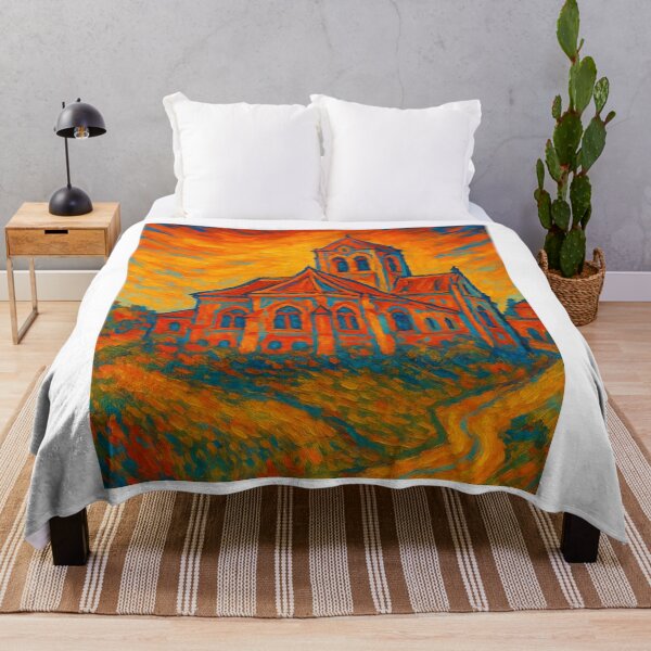 Item preview, Classic T-shirt "The Church of Auvers-sur-Oise by Vincent Van Gogh - Impressionist Art" designed and sold by DRAWZENART.