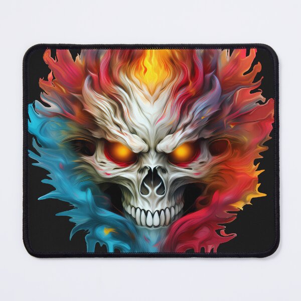 Item preview, Skull on Fire designed and sold by rainsdesigns.