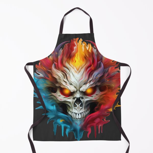 Item preview, Skull on Fire designed and sold by rainsdesigns.
