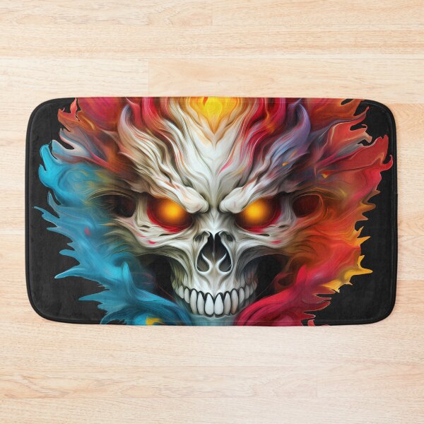 Item preview, Skull on Fire designed and sold by rainsdesigns.