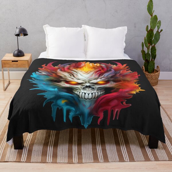 Item preview, Skull on Fire designed and sold by rainsdesigns.