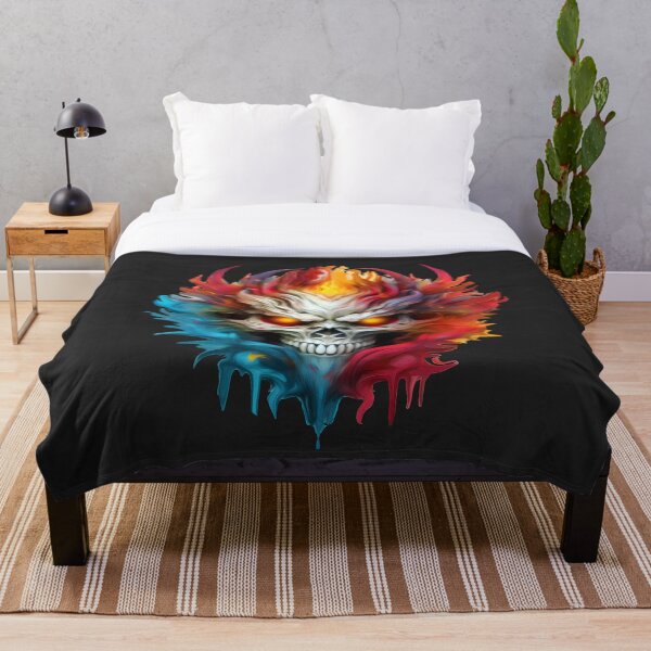 Item preview, Skull on Fire designed and sold by rainsdesigns.