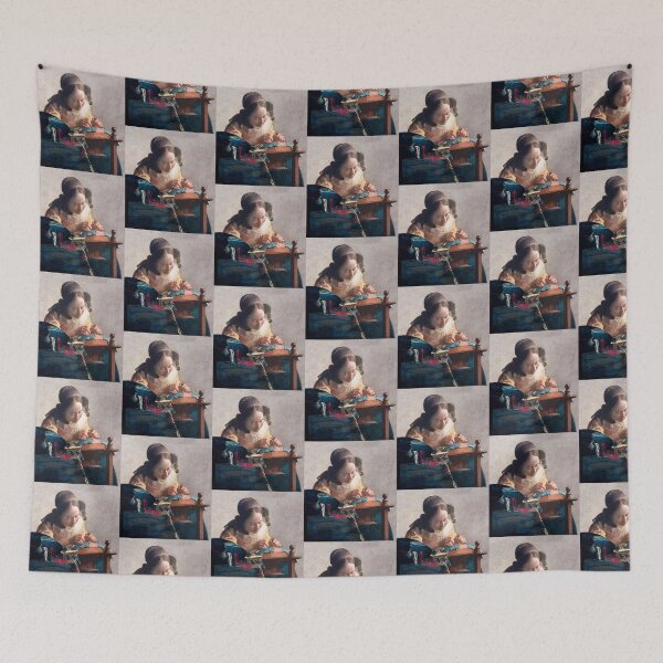 Item preview, Johannes Vermeer’s The Lacemaker designed and sold by TeeARTHY.