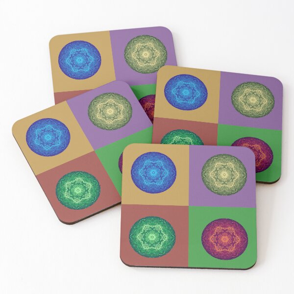 Item preview, Colorful Mandala Patchwork Design with Trendy Colors designed and sold by Prem-Adri.
