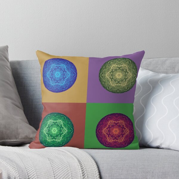 Item preview, Colorful Mandala Patchwork Design with Trendy Colors designed and sold by Prem-Adri.