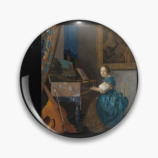 Item preview, Johannes Vermeer’s Young Woman Seated at a Virginal designed and sold by TeeARTHY.