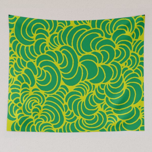 Item preview, Winding Yellow with Green designed and sold by volcanix.