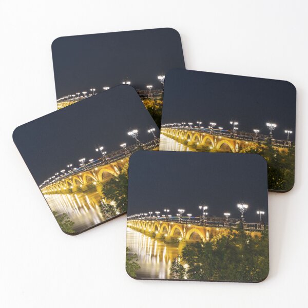Item preview, Pont de Pierre at Night, Bordeaux, France designed and sold by Aure50.