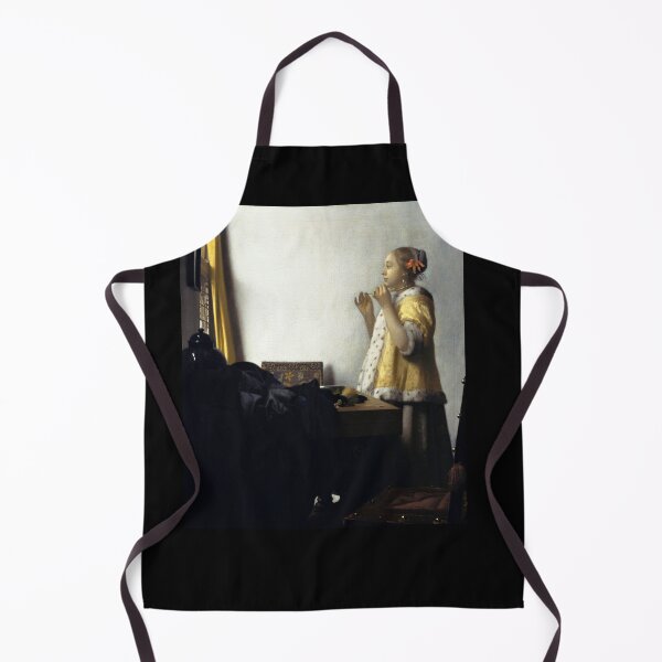 Item preview, Johannes Vermeer’s Young Woman with a Pearl Necklac designed and sold by TeeARTHY.