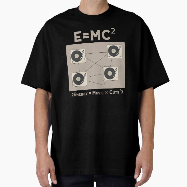 Item preview, E=MC² (Energy = Music × Cuts²) designed and sold by Standout Concepts®.