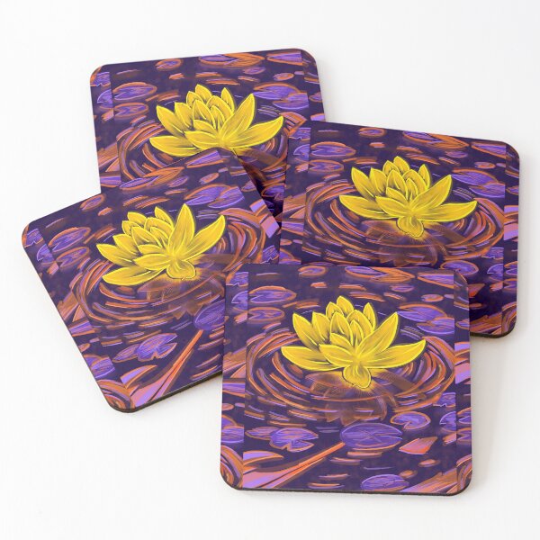 Item preview, Colorful water lily designed and sold by lucilagu.