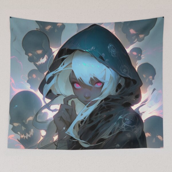 Item preview, Dark Witch Anime Girl designed and sold by bubblegoth.