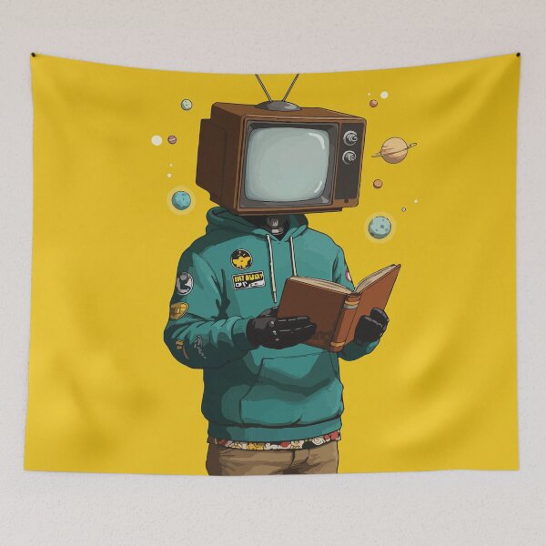 Item preview, TV Head Surreal Reader designed and sold by -DEEWOLF-.