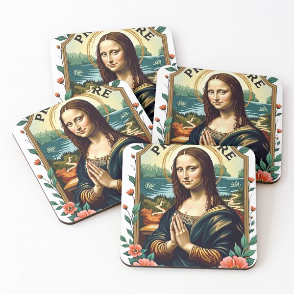 Item preview, Pray More Mona Lisa designed and sold by Digital Forge.