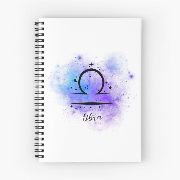 Item preview, Libra Zodiac Sign Art | Blue and Purple Cosmic Design designed and sold by Midnight789.