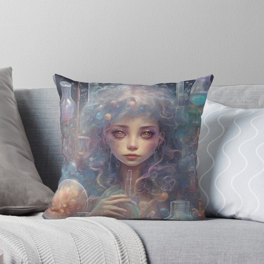 Item preview, Throw Pillow designed and sold by Pebbledrops.