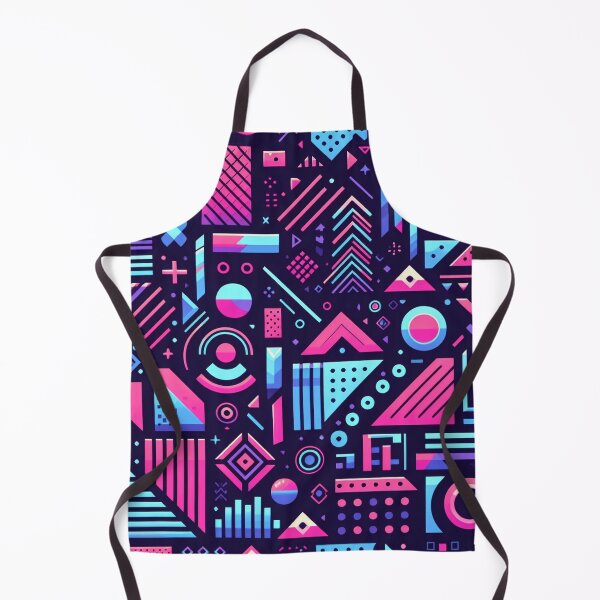 Item preview, Geometric Electric Gaming Neon Cyber Punk 80s Style Pattern designed and sold by JohnnyVillas.