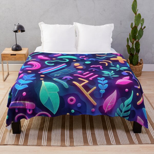 Item preview, Abstract Neon Glow Gamers Paradize Purple, Pink Blue and Orange Tones designed and sold by JohnnyVillas.