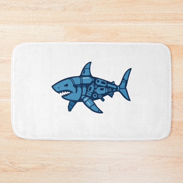 Item preview, Plastic Pollution Shark – Ocean Conservation Graphic Illustration designed and sold by Pop-clothes.