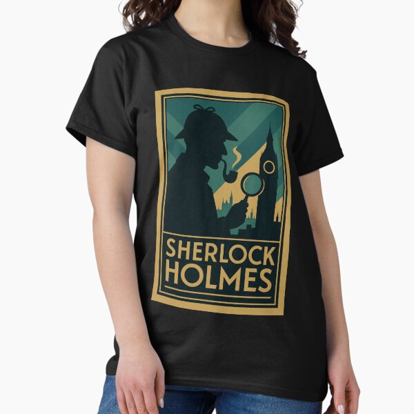 Item preview, Famous Detective- Sherlock Holmes - Pop-Art Detective Silhouette designed and sold by The Thought Emporium.