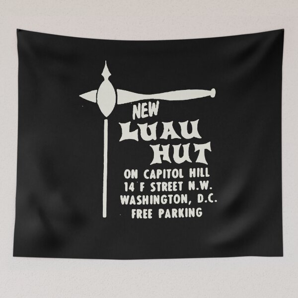 Item preview, Vintage Luau Hut - Washington, DC designed and sold by QuayTradingCo.