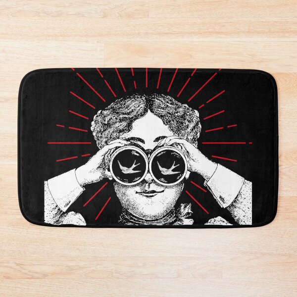 Item preview, Bird Nerd Woman Binoculars  designed and sold by Pixelchicken.