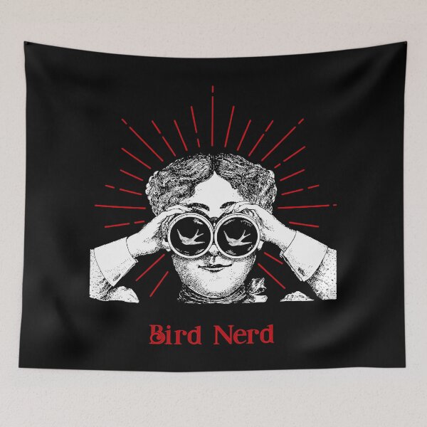 Item preview, Bird Nerd Woman Binoculars  designed and sold by Pixelchicken.