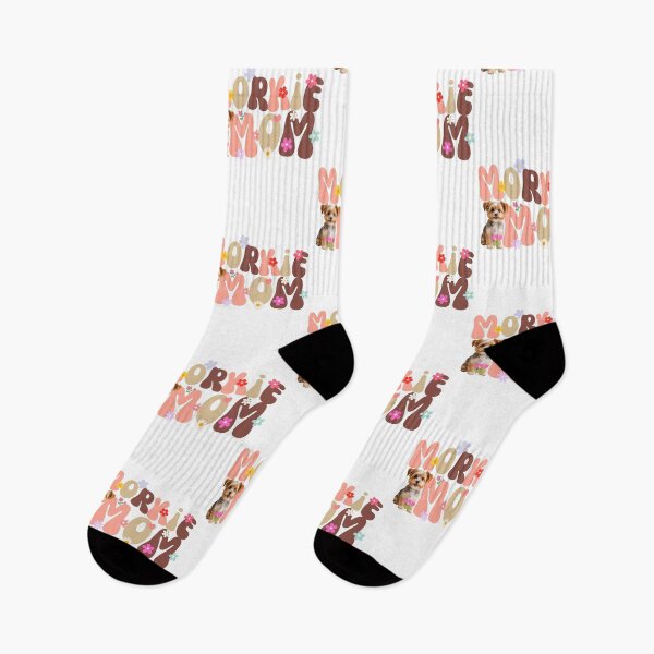 Item preview, Groovy Morkie Mom Floral Pastel Dog Lover Design designed and sold by Fredster1966.