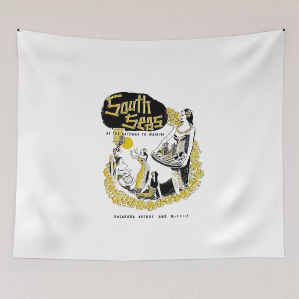 Item preview, Vintage South Seas - Waikiki, Hawaii designed and sold by QuayTradingCo.