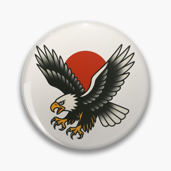 Item preview, Flying Eagle Traditional Tattoo Style Sticker designed and sold by Coolector.