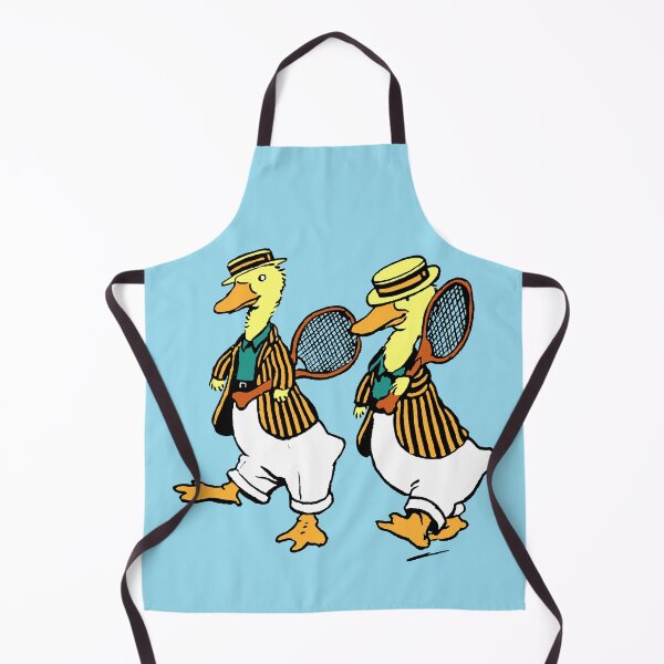 Item preview, Dapper Edwardian Ducks Playing Tennis designed and sold by Pixelchicken.