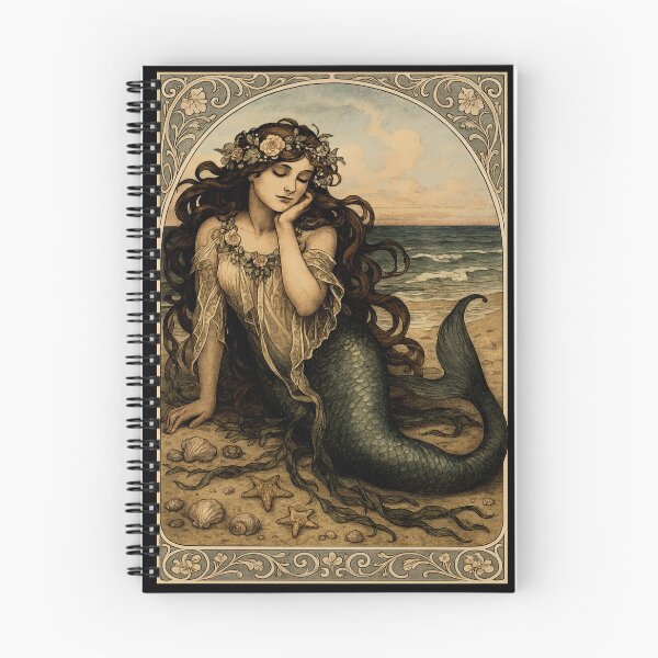 Item preview, Classic Antique Dreamy Mermaid designed and sold by Roberto Jaras Lira.