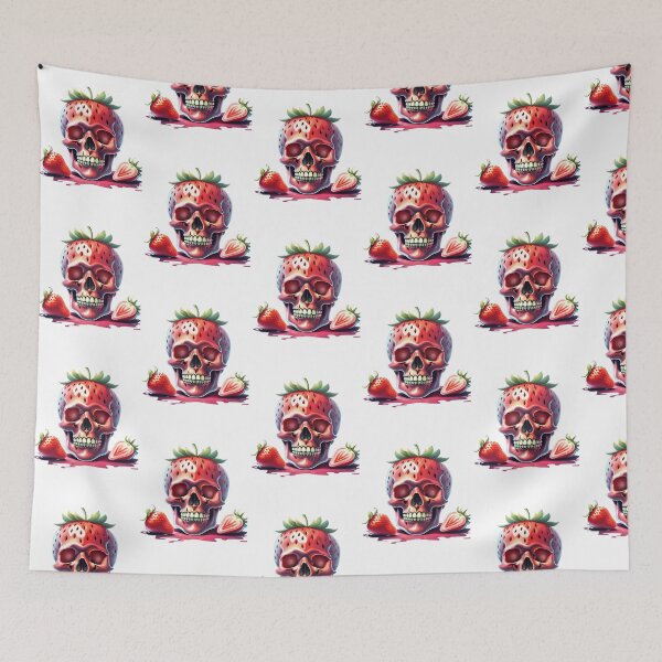 Artikelvorschau, Skullific Erdbeere entworfen und verkauft von Tragedyshop.