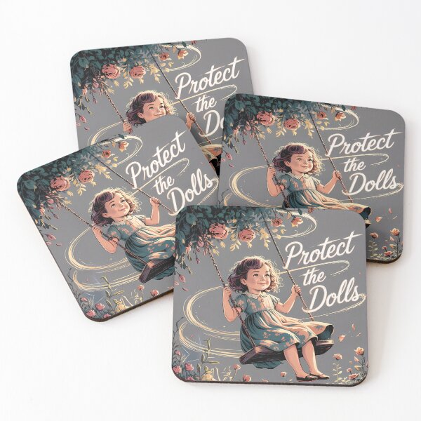 Artikelvorschau, Protect the Dolls – Süßes Mädchen auf Schaukel-Design entworfen und verkauft von ThatBBStore.