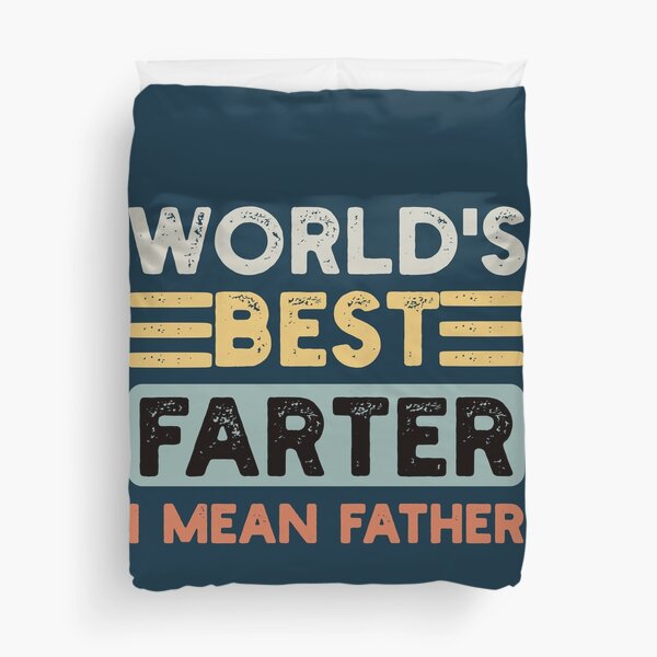 Vista previa del artículo con la obra «El mejor pedorro del mundo, quiero decir, papá. Chiste del Día del Padre.», diseñado y vendido por NosandEdgy.