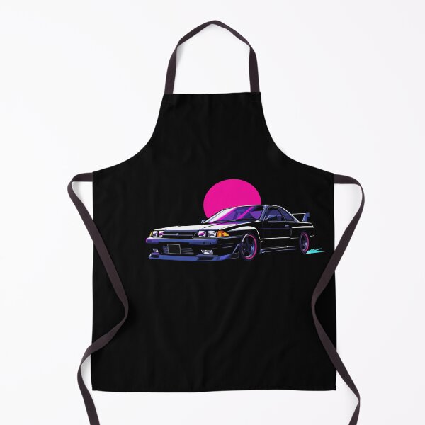 Item preview, R32 Skyline Vaporwave Sunset Art designed and sold by TheArtOfCar.