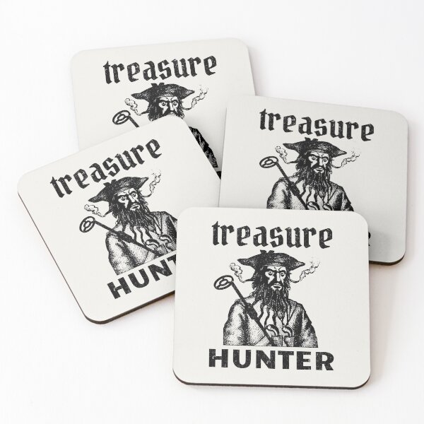 Item preview, Pirate Treasure Hunter Funny Relic Hunter Metal Detectorist Distressed designed and sold by Anniko Art Studio.