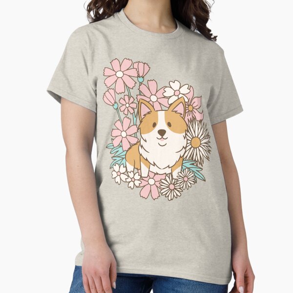 Item preview, Floral Corgi designed and sold by robyriker.