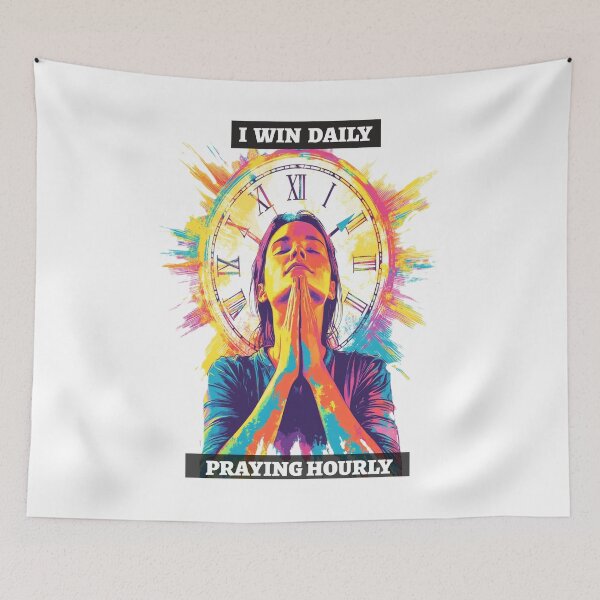 Item preview, I WIN DAILY PRAYING HOURLY-B designed and sold by MySourceis.