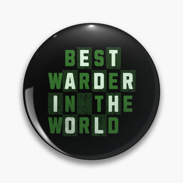 Item preview, Best Warder in the World designed and sold by Taveren-Tavern.