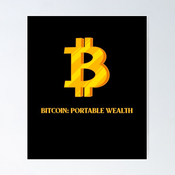 Item preview, Bitcoin Portable Wealth designed and sold by NMM1Store.