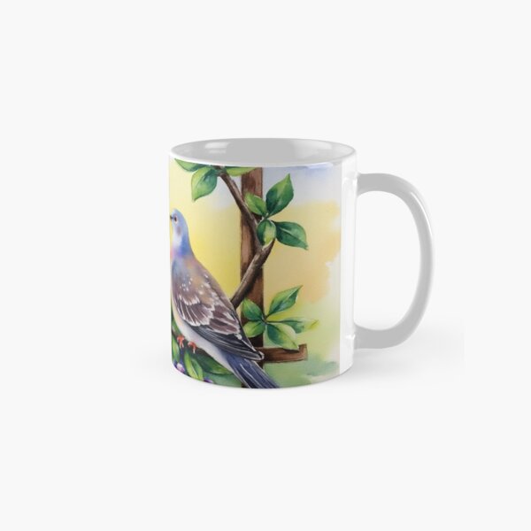 Item preview, Serene Companionship: Birds in Bloom designed and sold by Nimrodious.