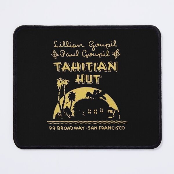 Item preview, Vintage Tahitian Hut - San Francisco, California designed and sold by QuayTradingCo.