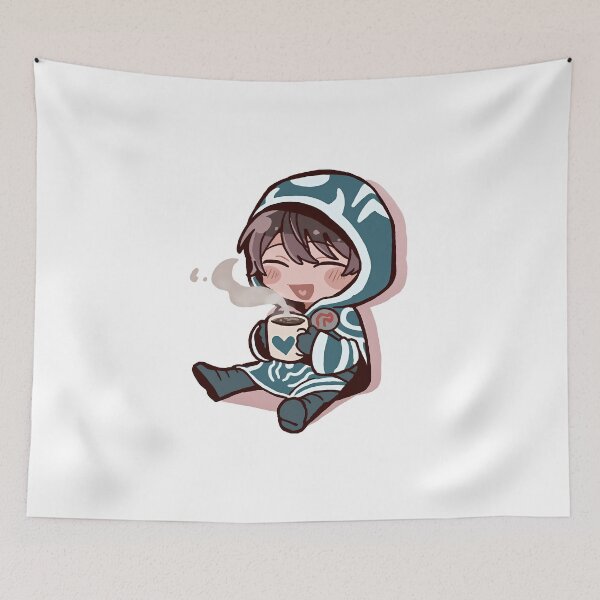 Item preview,  Chibi Jace - Mind Mage with a Morning Coffee designed and sold by TheArtSculptor.
