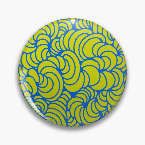 Item preview, Winding Blue with Yellow designed and sold by volcanix.