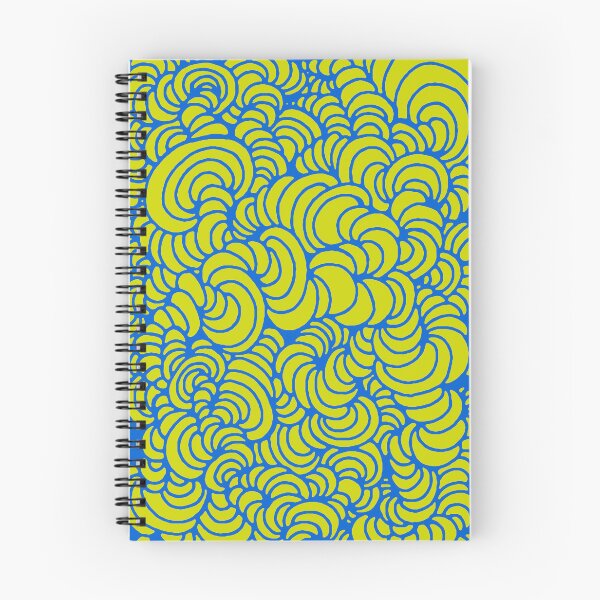 Item preview, Winding Blue with Yellow designed and sold by volcanix.