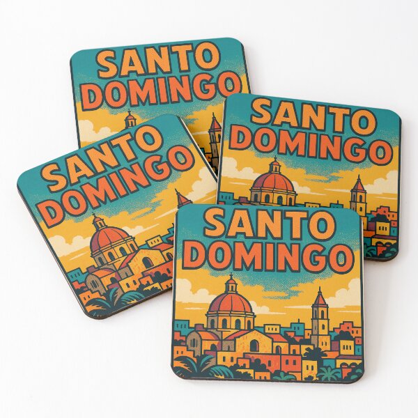 Item preview, Colorful Retro Pop Art of Santo Domingo | Vibrant Dominican Republic Cityscape | Vintage-Inspired Urban Art | Bold and Bright Caribbean Vibes | Nostalgic Travel Aesthetic designed and sold by PaintedPixels01.