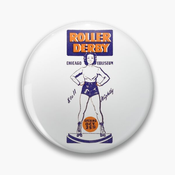 Item preview, Vintage Roller Derby - Chicago Coliseum - Chicago, Illinois designed and sold by QuayTradingCo.