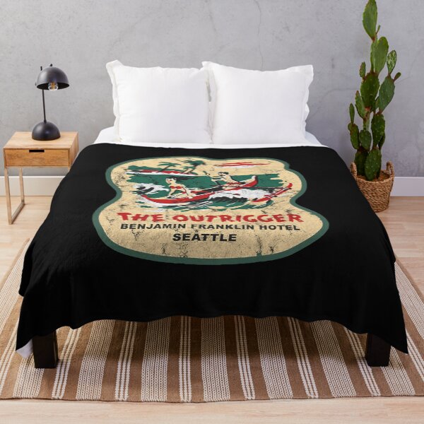 Item preview, Vintage The Outrigger - Seattle, Washington designed and sold by QuayTradingCo.